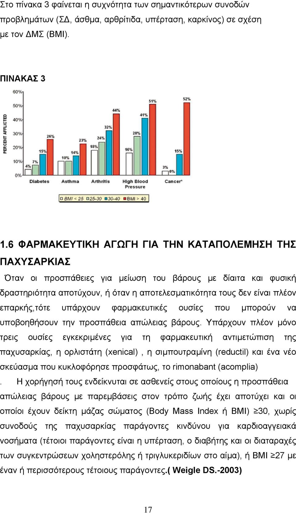 επαρκής,τότε υπάρχουν φαρµακευτικές ουσίες που µπορούν να υποβοηθήσουν την προσπάθεια απώλειας βάρους.