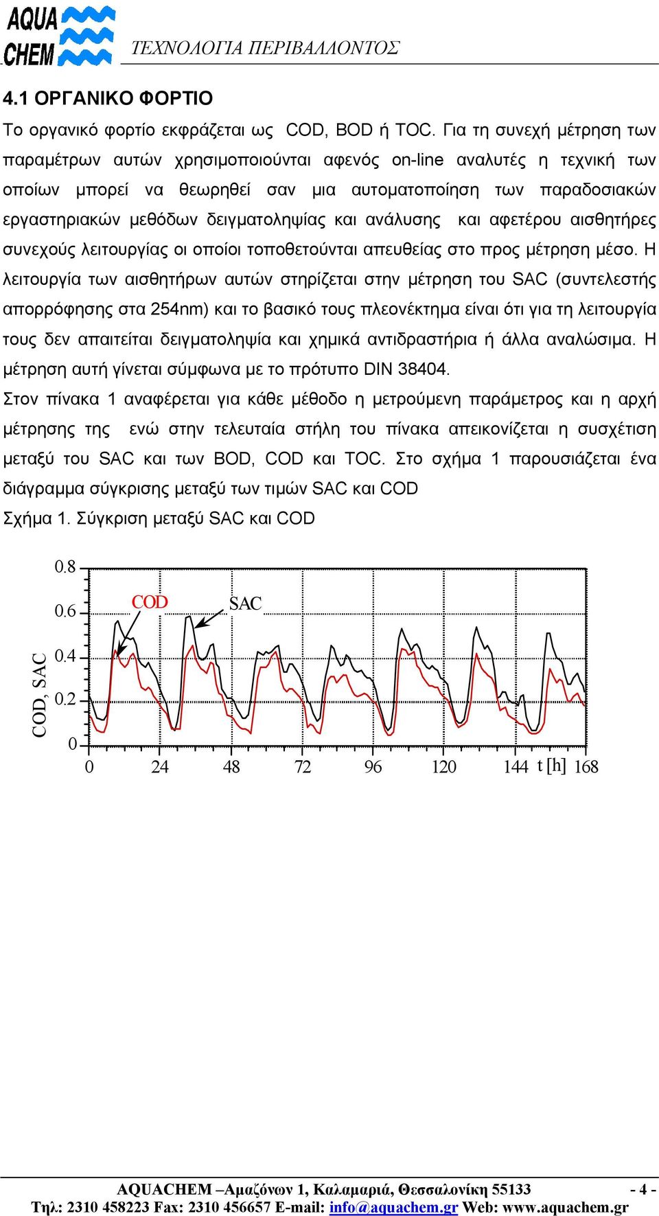 δειγµατοληψίας και ανάλυσης και αφετέρου αισθητήρες συνεχούς λειτουργίας οι οποίοι τοποθετούνται απευθείας στο προς µέτρηση µέσο.