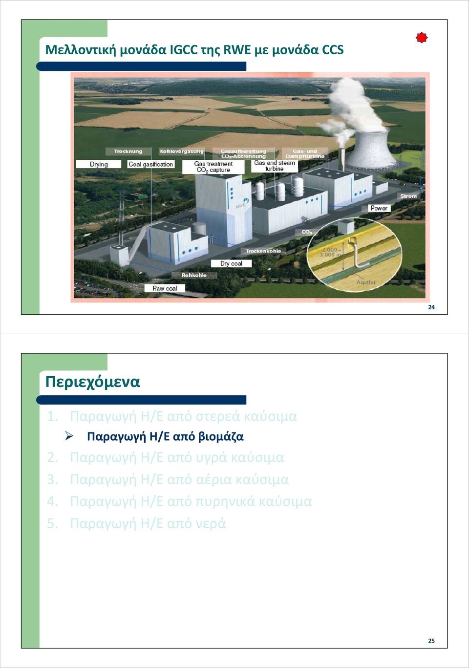 Παραγωγή Η/Ε από υγρά καύσιμα 3.