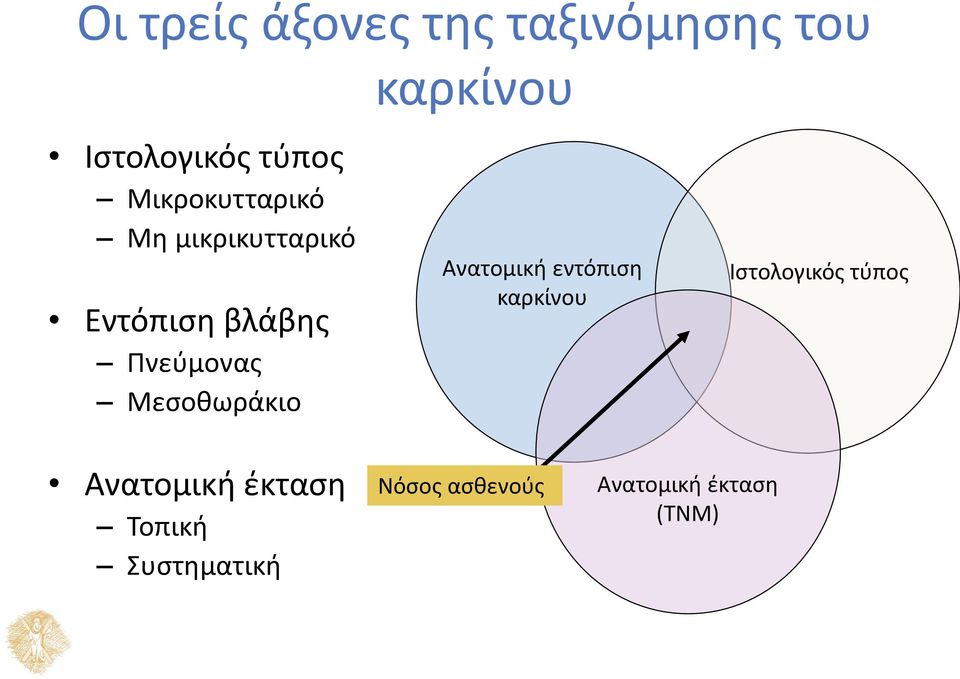 Μεσοθωράκιο Ανατομική εντόπιση καρκίνου Ιστολογικός τύπος