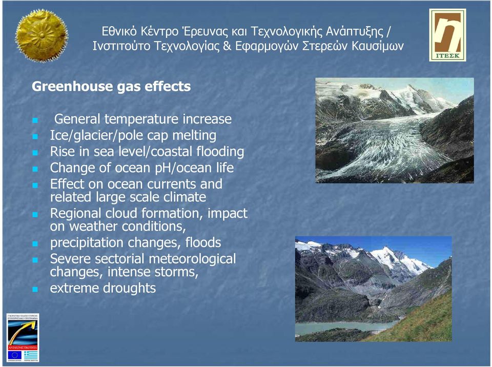 related large scale climate Regional cloud formation, impact on weather conditions,