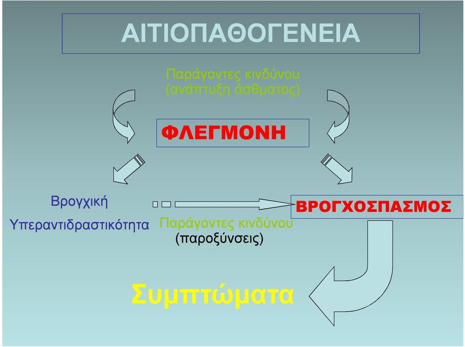 Υπεραντιδραστικότητα ΒΡΟΓΧΟΣΠΑΣΜΟΣ