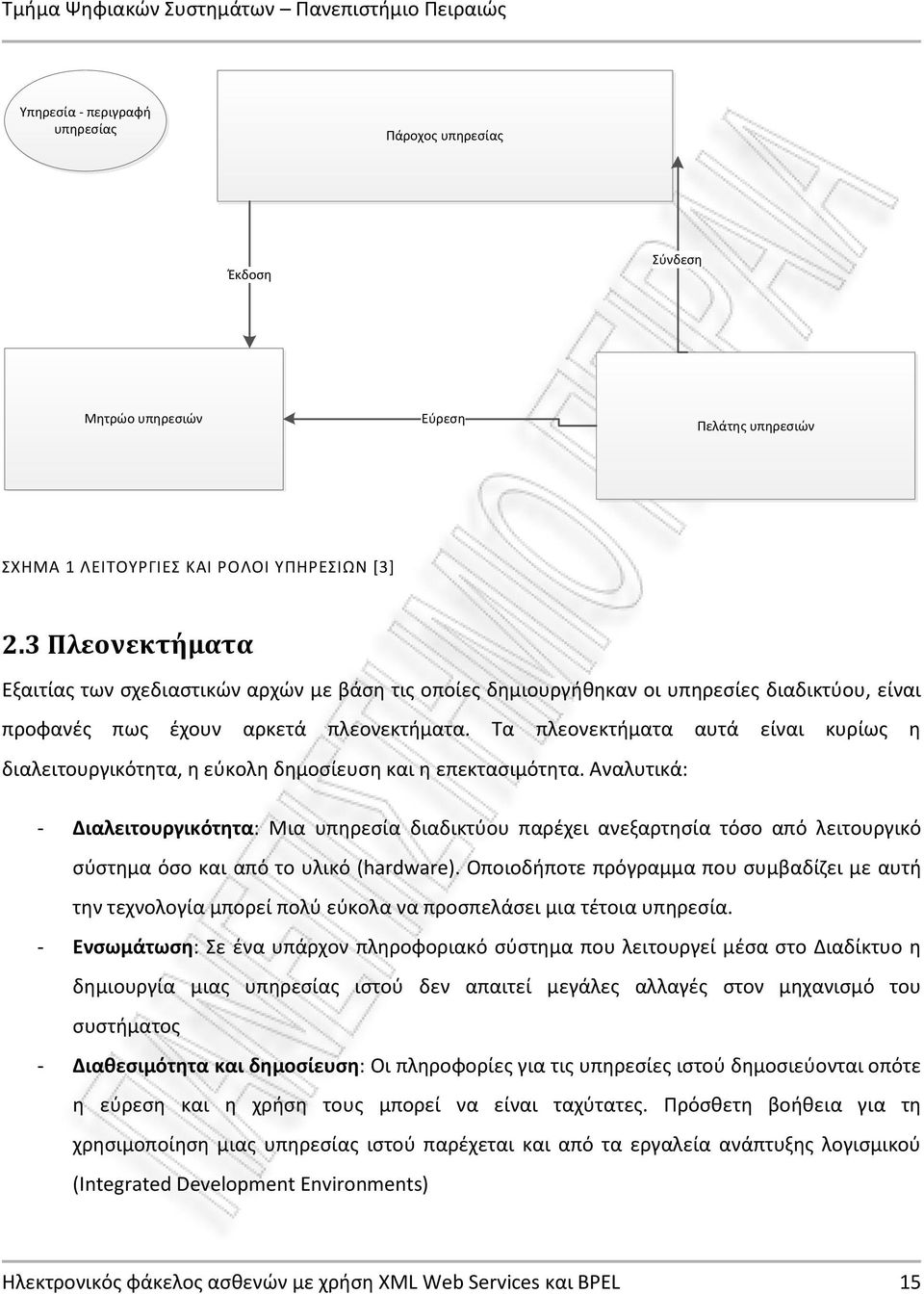 Τα πλεονεκτήματα αυτά είναι κυρίως η διαλειτουργικότητα, η εύκολη δημοσίευση και η επεκτασιμότητα.