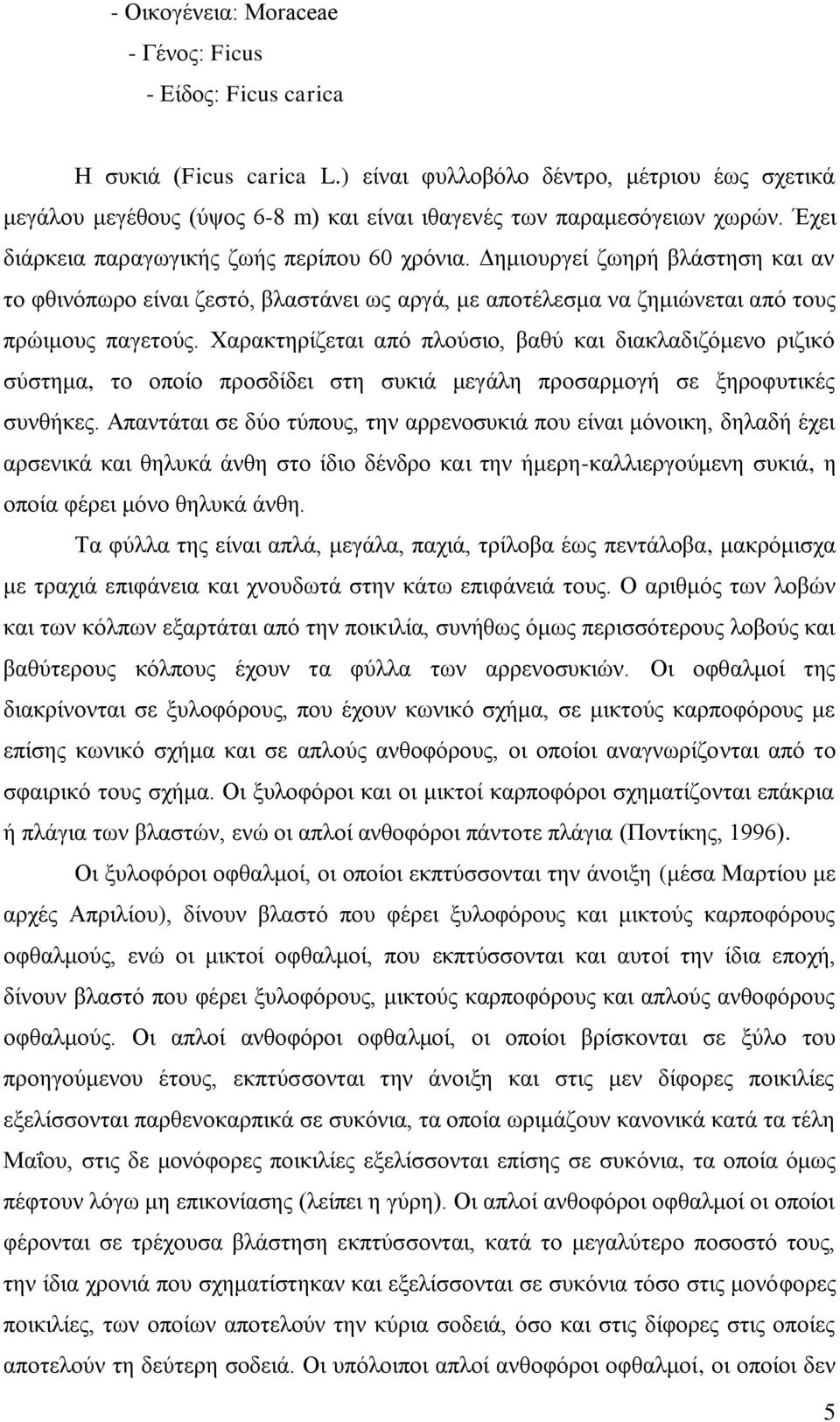 Γεκηνπξγεί δσεξή βιάζηεζε θαη αλ ην θζηλφπσξν είλαη δεζηφ, βιαζηάλεη σο αξγά, κε απνηέιεζκα λα δεκηψλεηαη απφ ηνπο πξψηκνπο παγεηνχο.