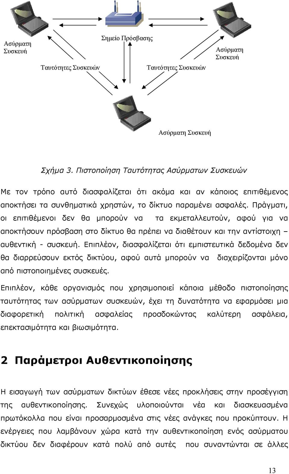 Πράγµατι, οι επιτιθέµενοι δεν θα µπορούν να τα εκµεταλλευτούν, αφού για να αποκτήσουν πρόσβαση στο δίκτυο θα πρέπει να διαθέτουν και την αντίστοιχη αυθεντική - συσκευή.