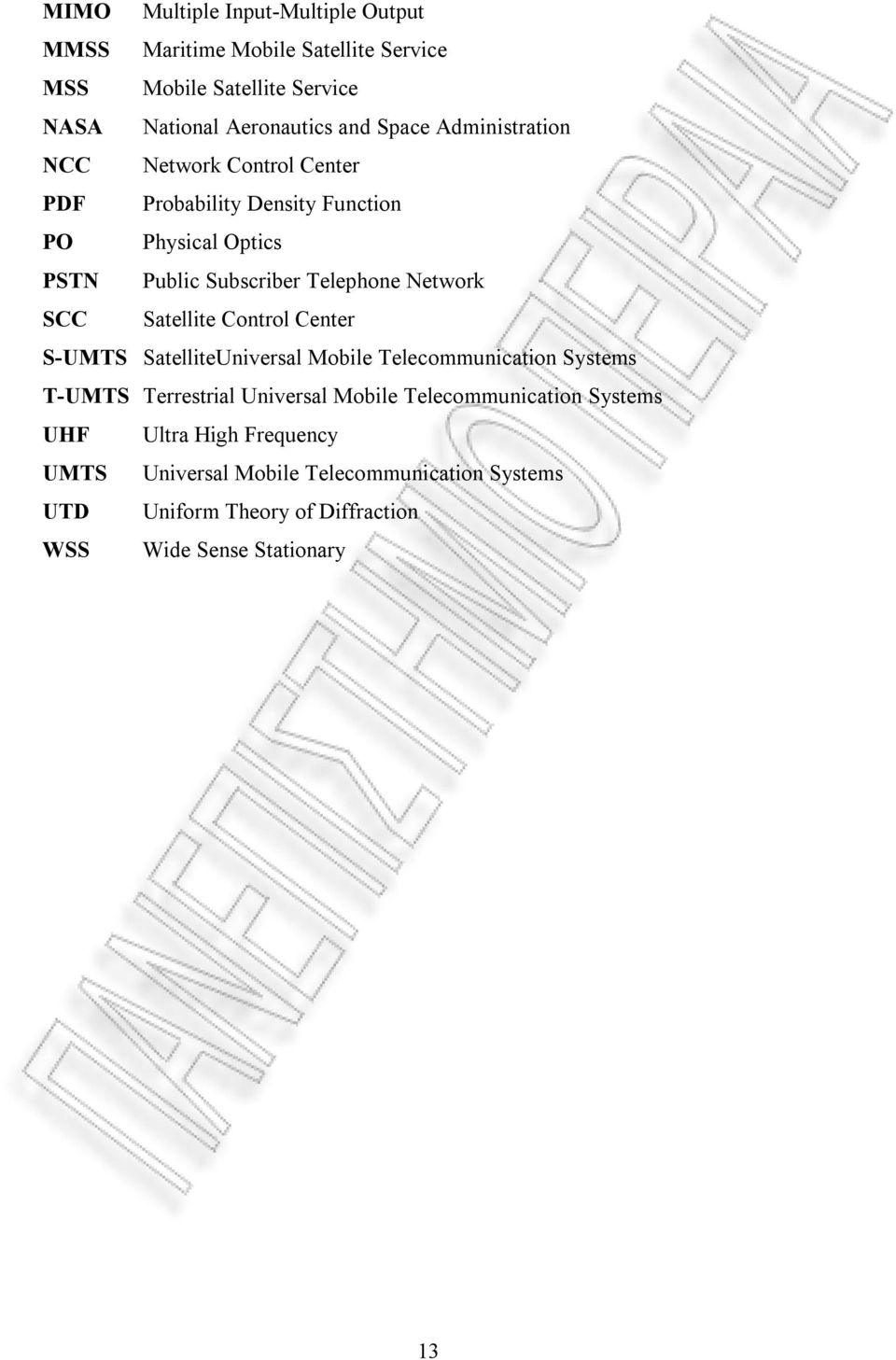 Satellite Control Center S-UMTS SatelliteUniversal Mobile Telecommunication Systems T-UMTS Terrestrial Universal Mobile Telecommunication