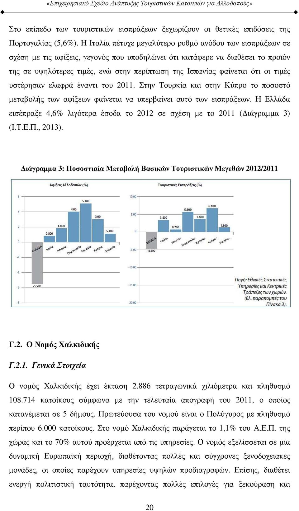 φαίνεται ότι οι τιµές υστέρησαν ελαφρά έναντι του 2011. Στην Τουρκία και στην Κύπρο το ποσοστό µεταβολής των αφίξεων φαίνεται να υπερβαίνει αυτό των εισπράξεων.