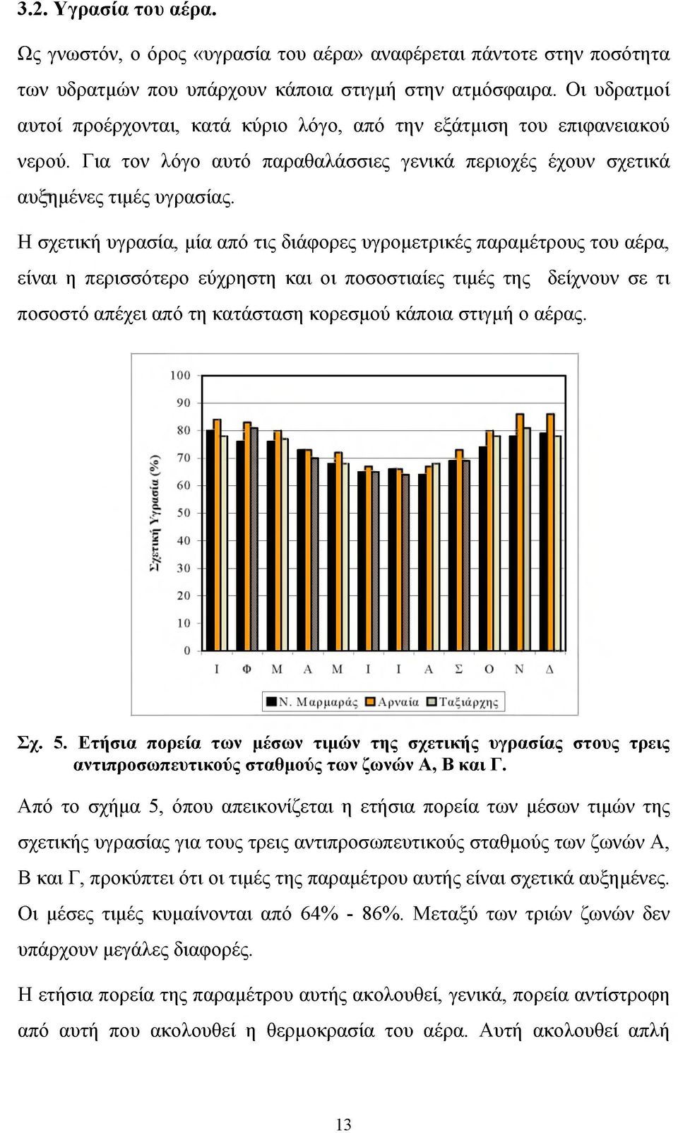 Η σχετική υγρασία, μία από τις διάφορες υγρομετρικές παραμέτρους του αέρα, είναι η περισσότερο εύχρηστη και οι ποσοστιαίες τιμές της δείχνουν σε τι ποσοστό απέχει από τη κατάσταση κορεσμού κάποια