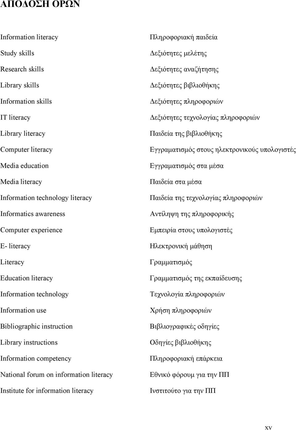 National forum on information literacy Institute for information literacy Πληροφοριακή παιδεία Δεξιότητες μελέτης Δεξιότητες αναζήτησης Δεξιότητες βιβλιοθήκης Δεξιότητες πληροφοριών Δεξιότητες