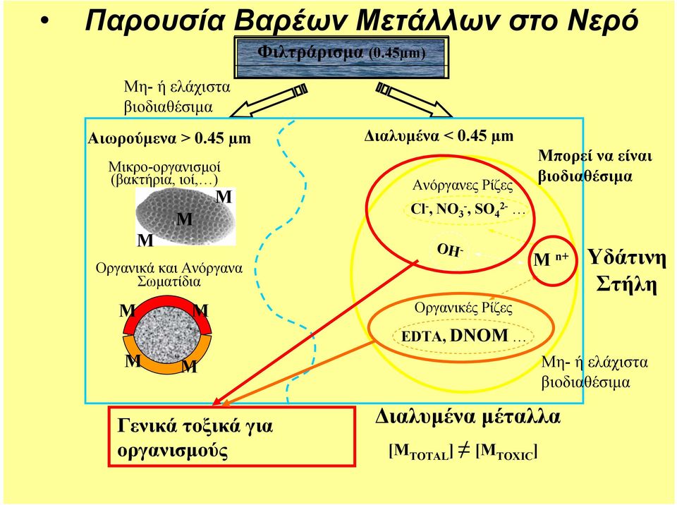 45 µm Διαλυμένα < 0.