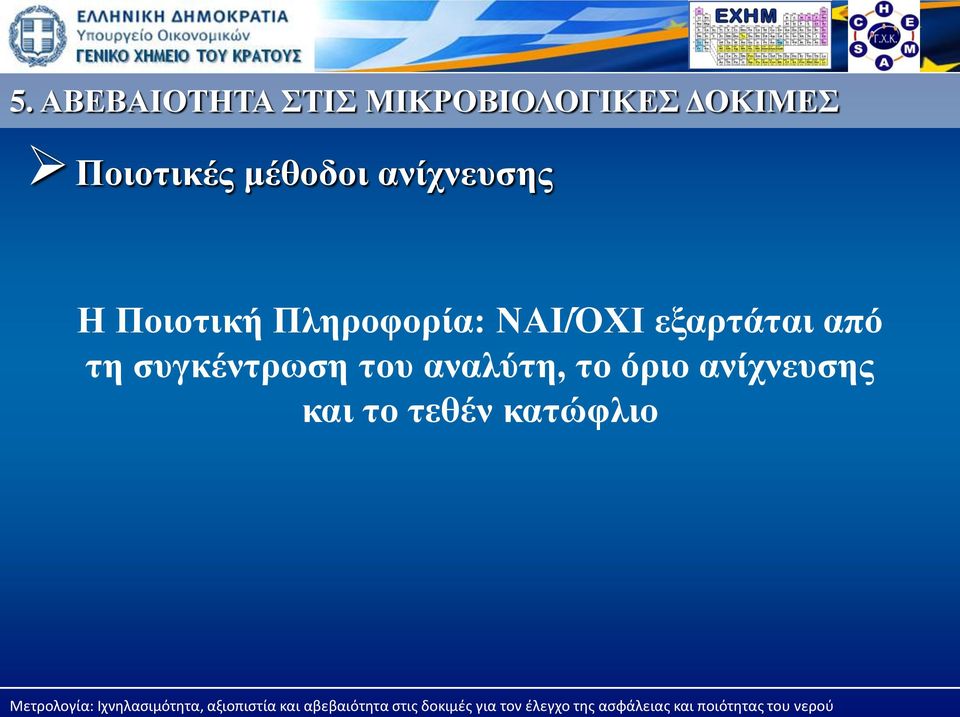 Πληροφορία: ΝΑΙ/ΌΧΙ εξαρτάται από τη