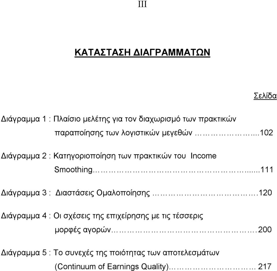 ..111 Διάγραμμα 3 : Διαστάσεις Ομαλοποίησης.