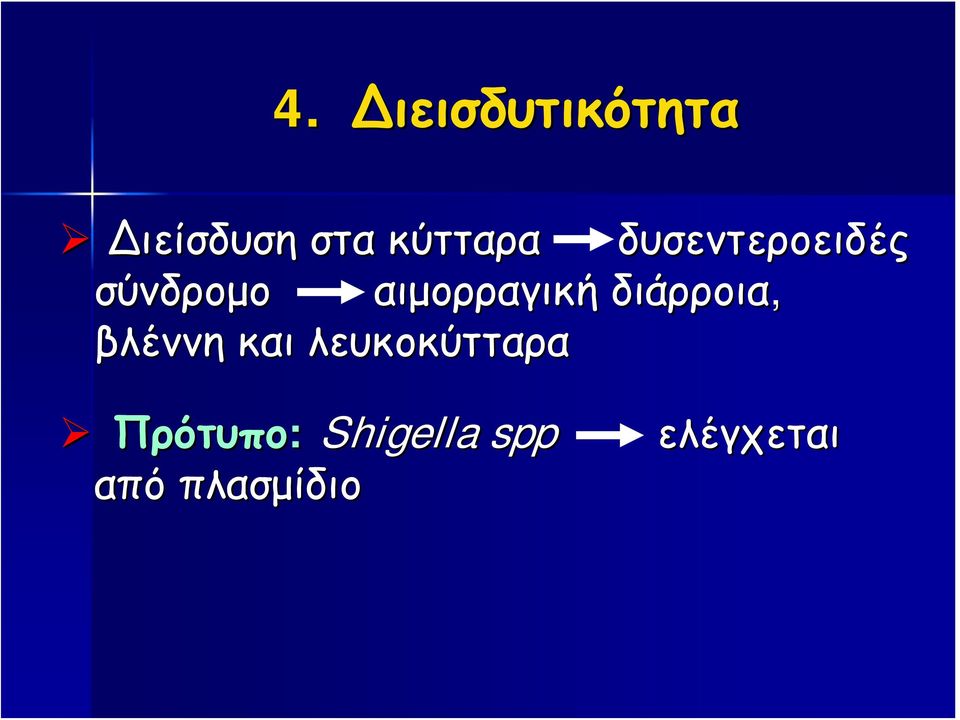 διάρροια, βλέννη και λευκοκύτταρα