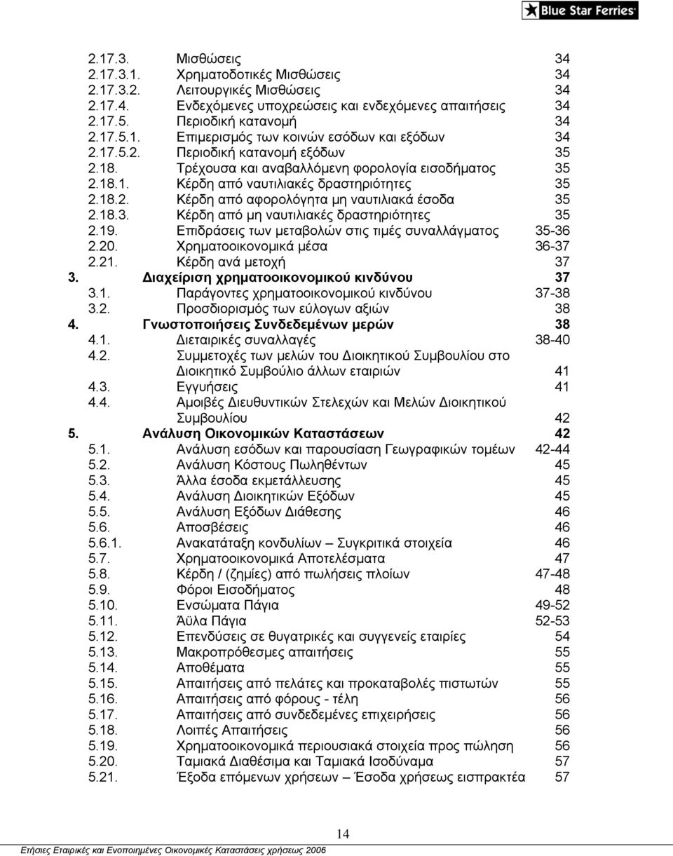 19. Επιδράσεις των μεταβολών στις τιμές συναλλάγματος 35-36 2.20. Χρηματοοικονομικά μέσα 36-37 2.21. Κέρδη ανά μετοχή 37 3. Διαχείριση χρηματοοικονομικού κινδύνου 37 3.1. Παράγοντες χρηματοοικονομικού κινδύνου 37-38 3.
