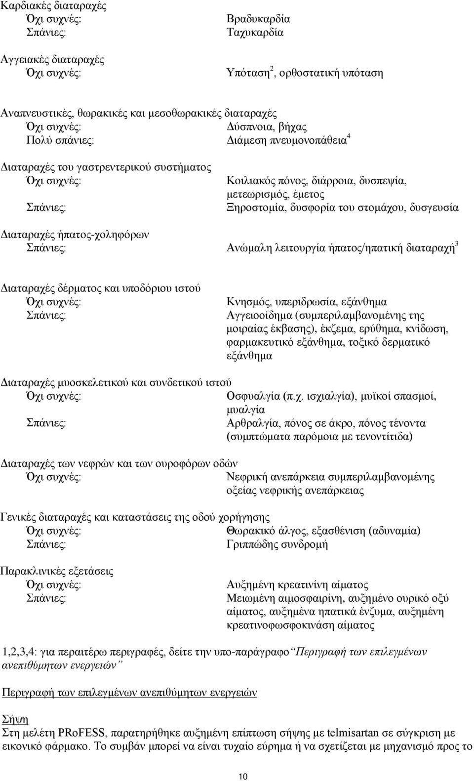 στομάχου, δυσγευσία Διαταραχές ήπατος-χοληφόρων Σπάνιες: Ανώμαλη λειτουργία ήπατος/ηπατική διαταραχή 3 Διαταραχές δέρματος και υποδόριου ιστού Όχι συχνές: Σπάνιες: Κνησμός, υπεριδρωσία, εξάνθημα