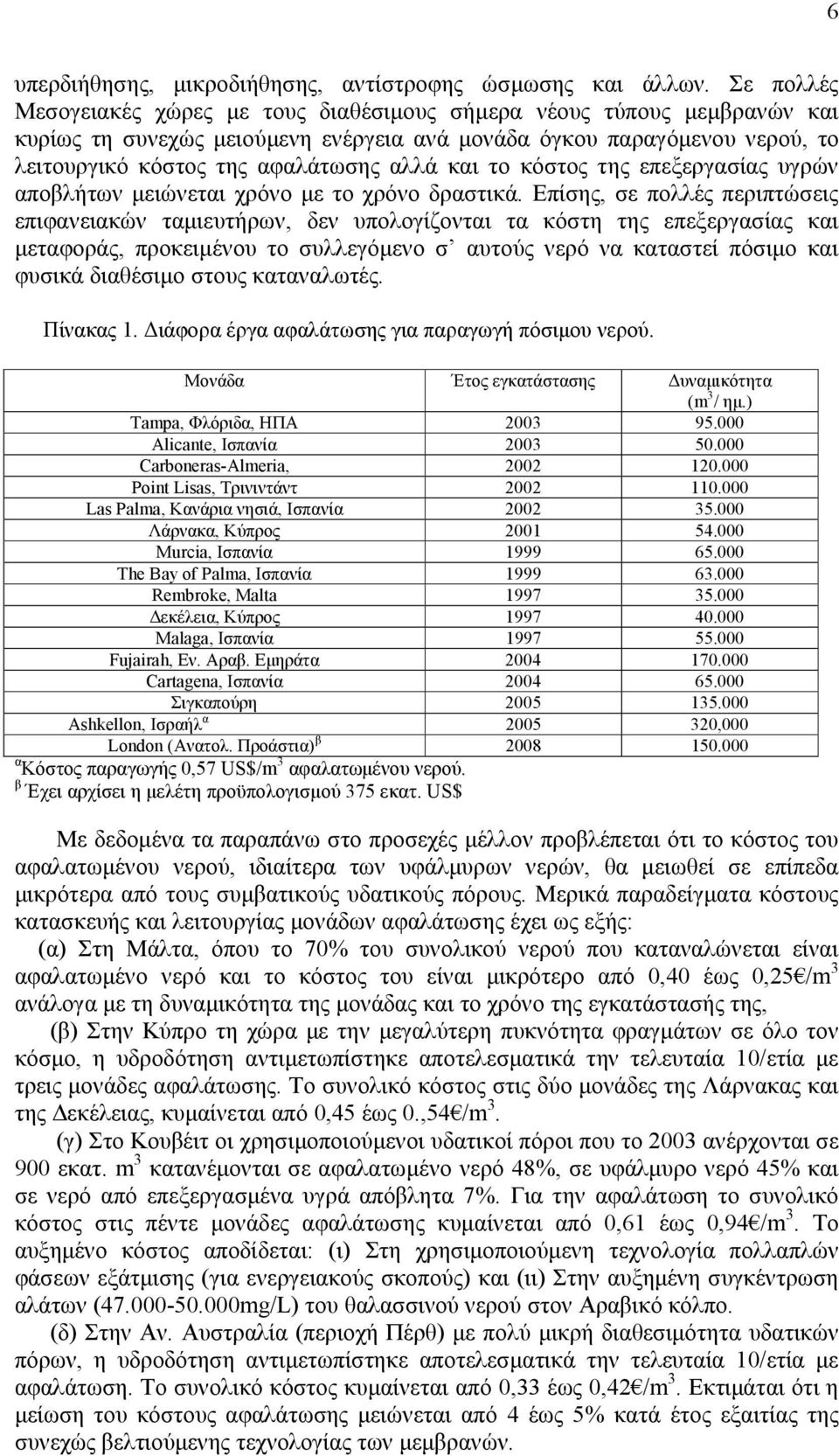 και το κόστος της επεξεργασίας υγρών αποβλήτων µειώνεται χρόνο µε το χρόνο δραστικά.