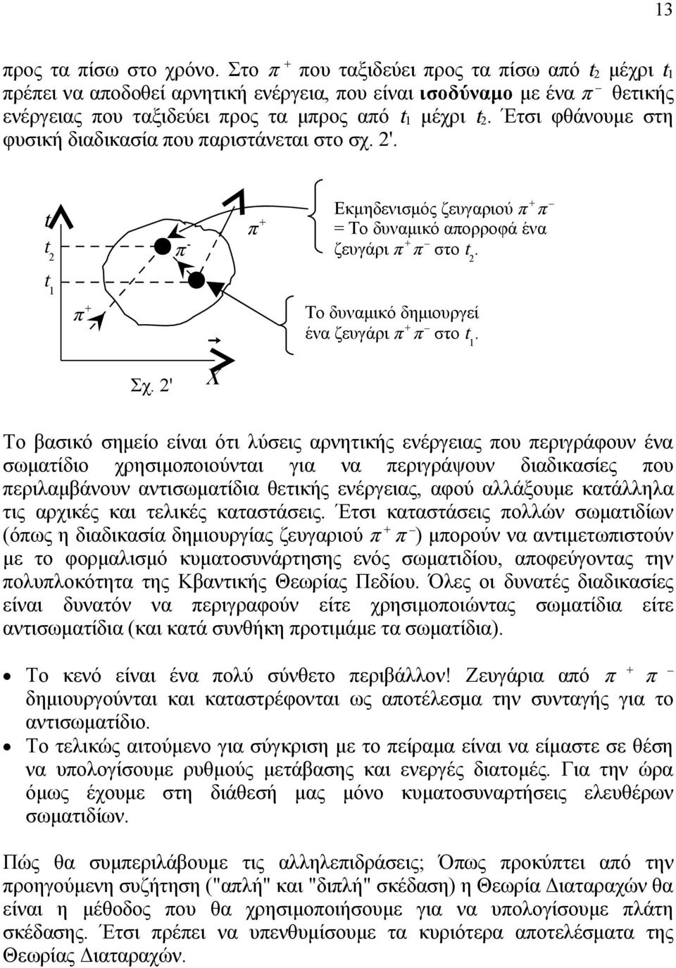 ' Το δυναμικό δημιουργεί ένα ζευγάρι π + π στο.