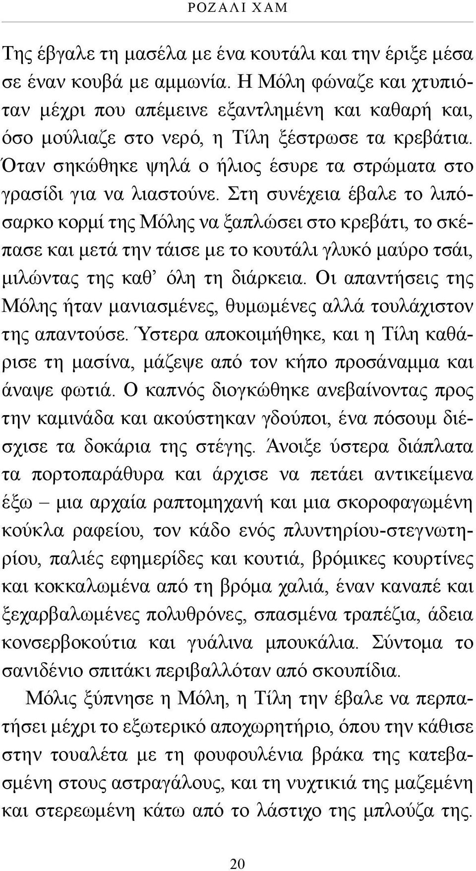 Όταν σηκώθηκε ψηλά ο ήλιος έσυρε τα στρώματα στο γρασίδι για να λιαστούνε.