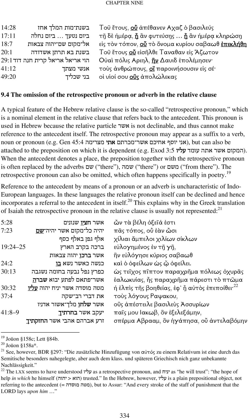 ἀνθρώπους, οἳ παροινήσουσιν εἰς 49:20 בני שכליך οἱ υἱοί σου οὓς ἀπολώλεκας 9.