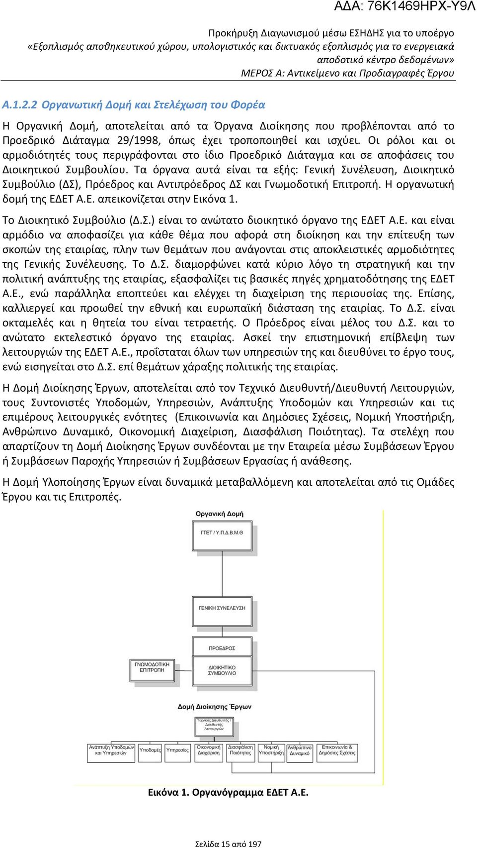 Οι ρόλοι και οι αρμοδιότητές τους περιγράφονται στο ίδιο Προεδρικό Διάταγμα και σε αποφάσεις του Διοικητικού Συμβουλίου.