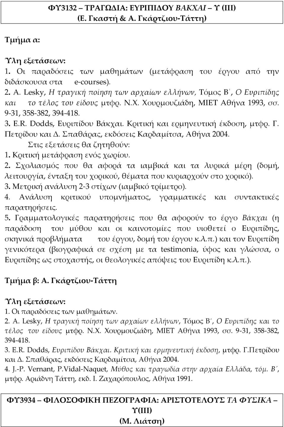 Κριτική και ερμηνευτική έκδοση, μτφρ. Γ. Πετρίδου και Δ. παθάρας, εκδόσεις Καρδαμίτσα, Αθήνα 20
