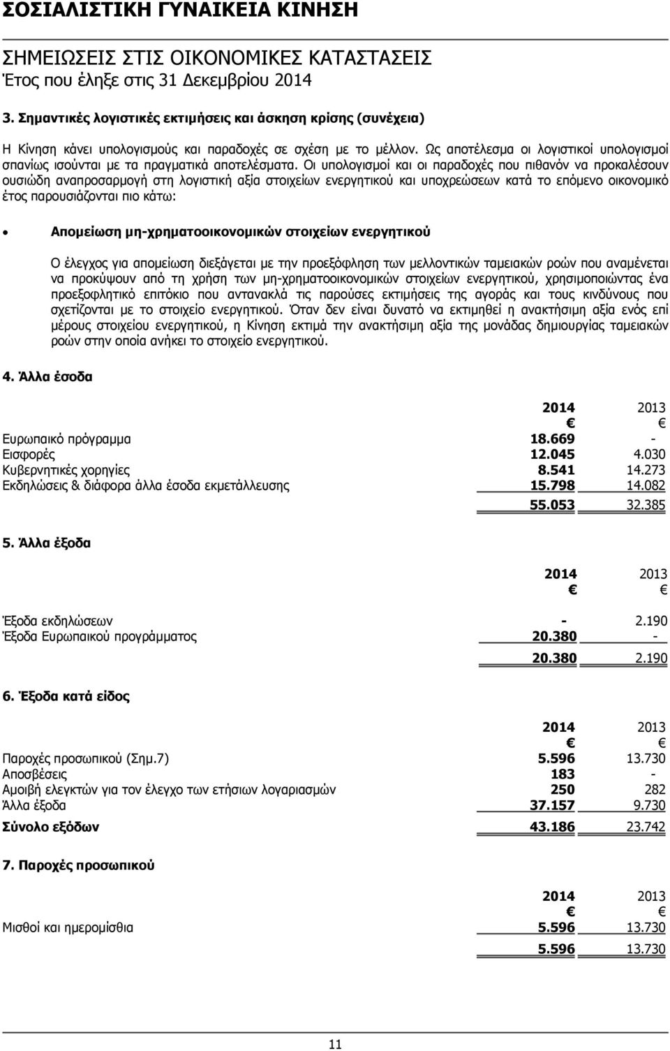 Ως αποτέλεσμα οι λογιστικοί υπολογισμοί σπανίως ισούνται με τα πραγματικά αποτελέσματα.