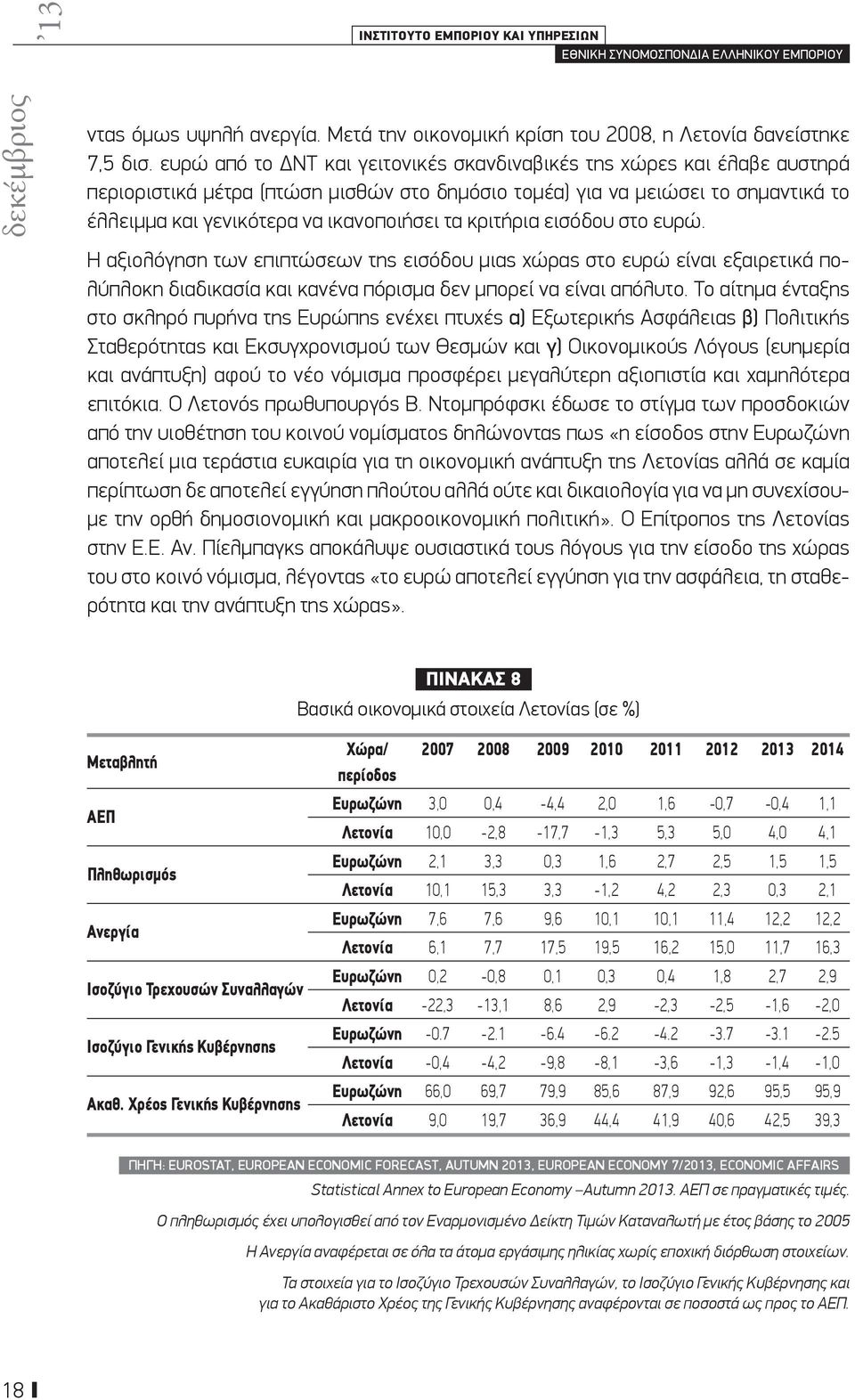 κριτήρια εισόδου στο ευρώ. Η αξιολόγηση των επιπτώσεων της εισόδου μιας χώρας στο ευρώ είναι εξαιρετικά πολύπλοκη διαδικασία και κανένα πόρισμα δεν μπορεί να είναι απόλυτο.