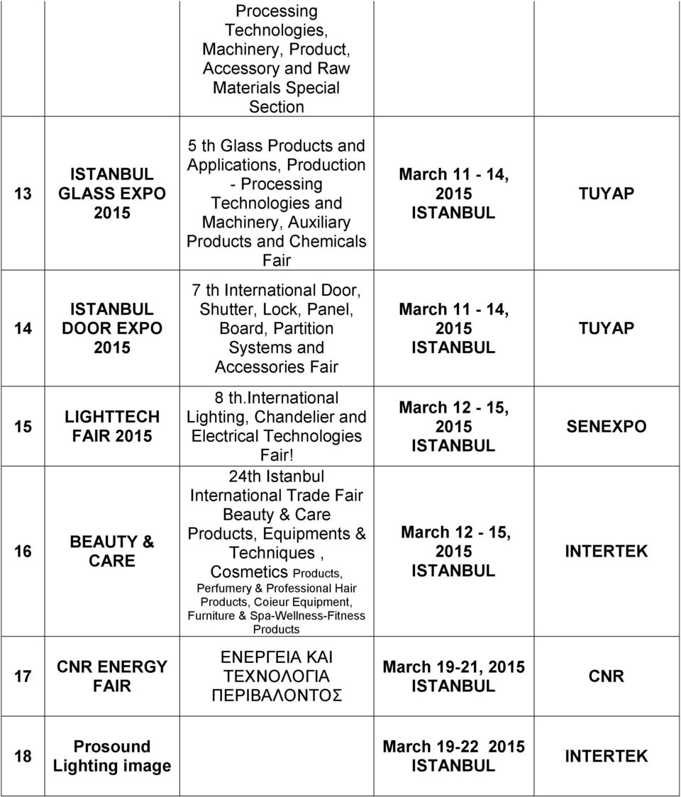 8 th.international Lighting, Chandelier and Electrical Technologies Fair!