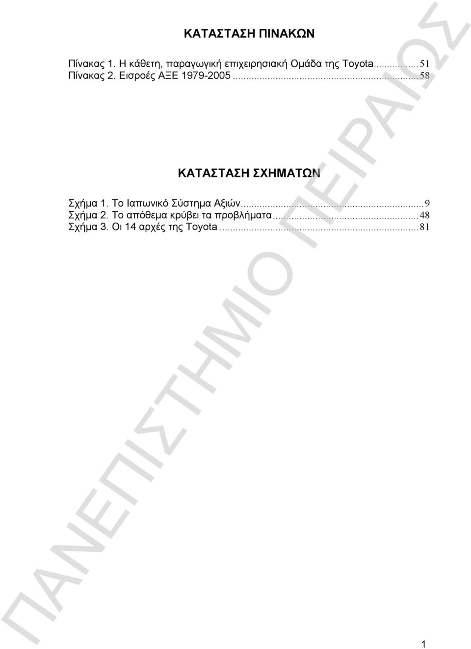 Εισροές ΑΞΕ 1979-2005...58 ΚΑΤΑΣΤΑΣΗ ΣΧΗΜΑΤΩΝ Σχήμα 1.