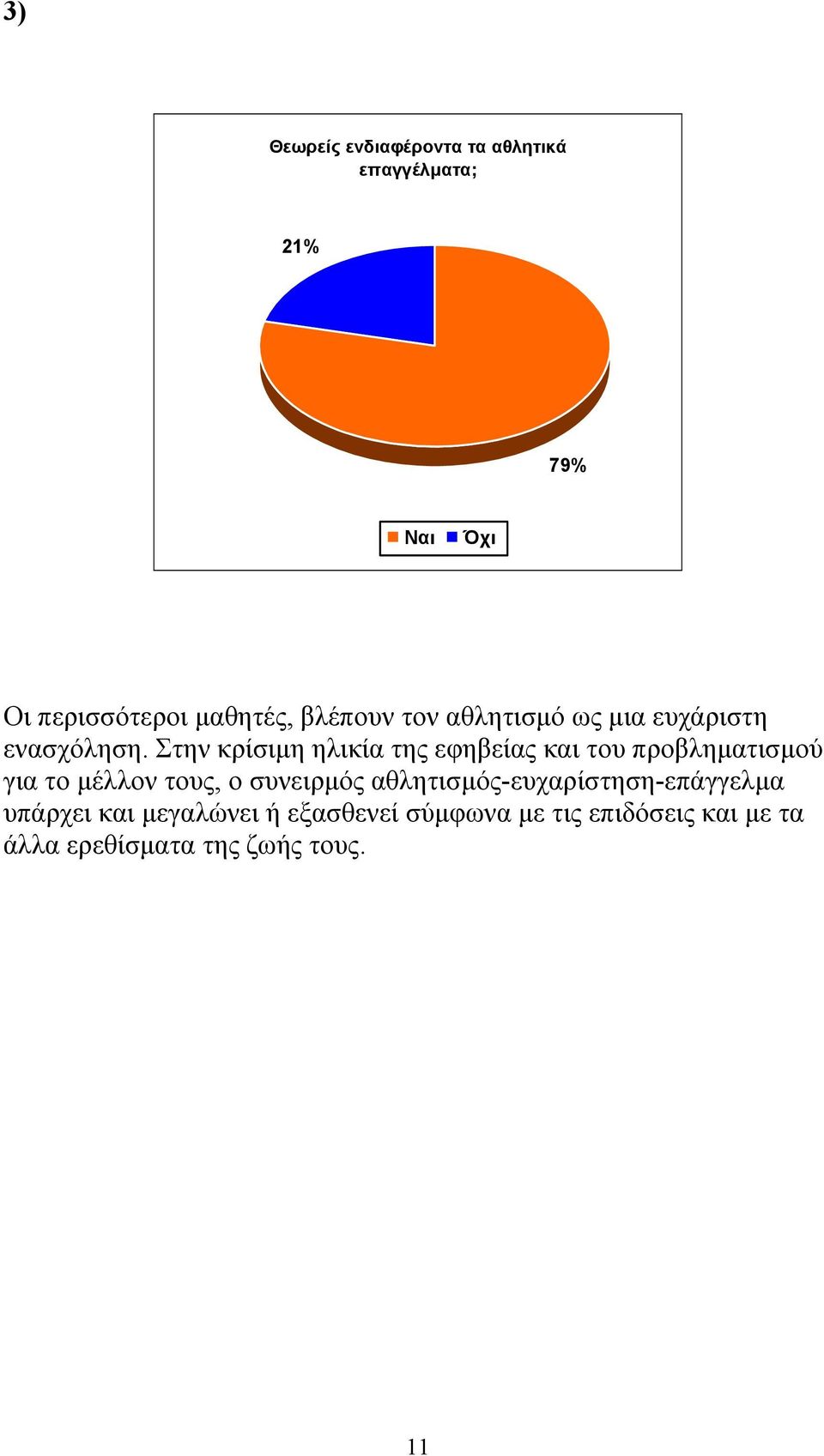 Στην κρίσιμη ηλικία της εφηβείας και του προβληματισμού για το μέλλον τους, ο συνειρμός