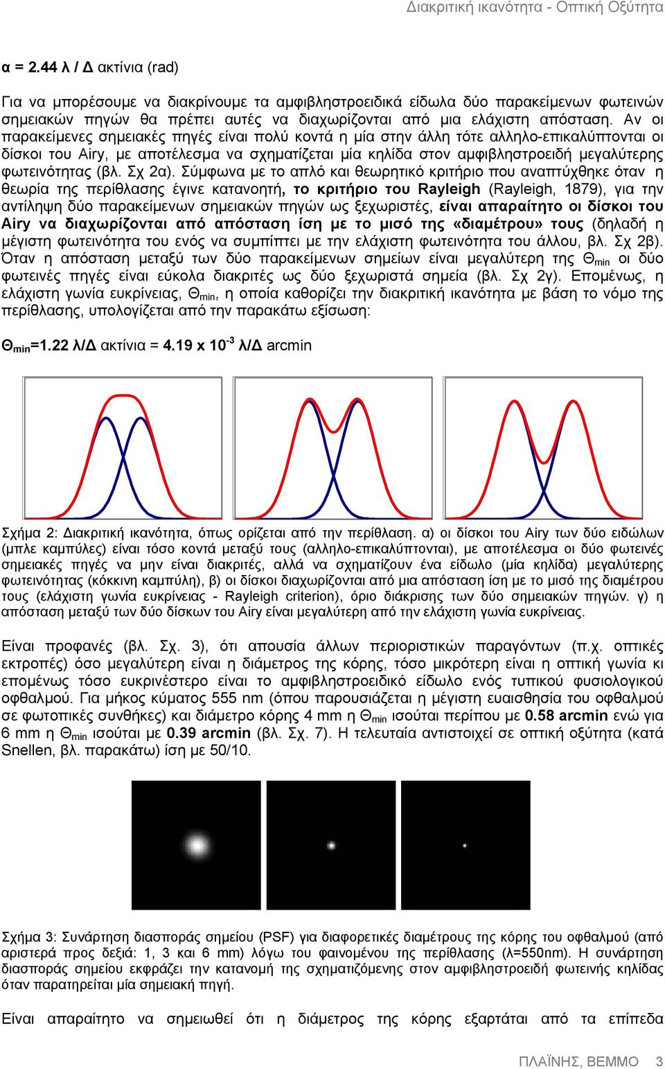 φωτεινότητας (βλ. Σχ 2α).