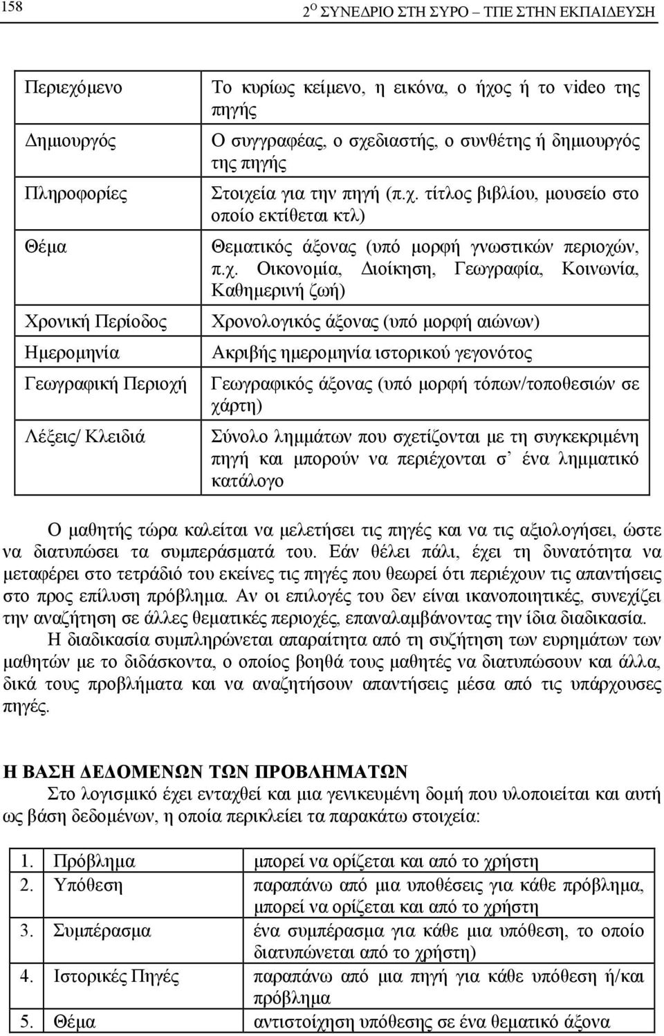 διαστής, ο συνθέτης ή δημιουργός της πηγής Στοιχε