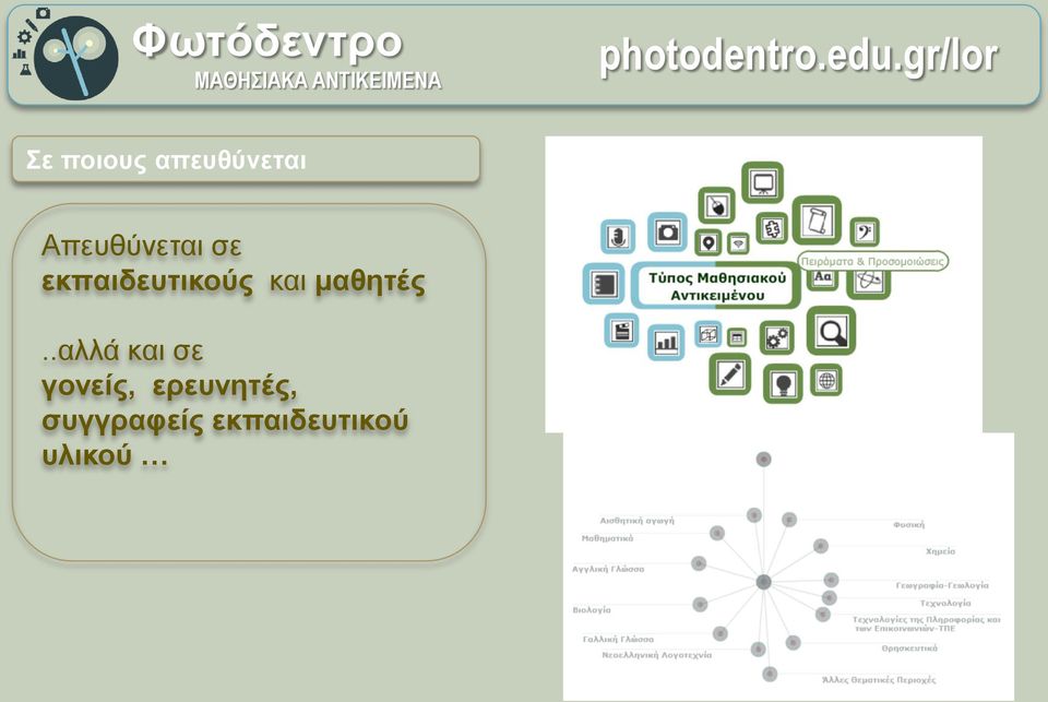 σε εκπαιδευτικούς και μαθητές.
