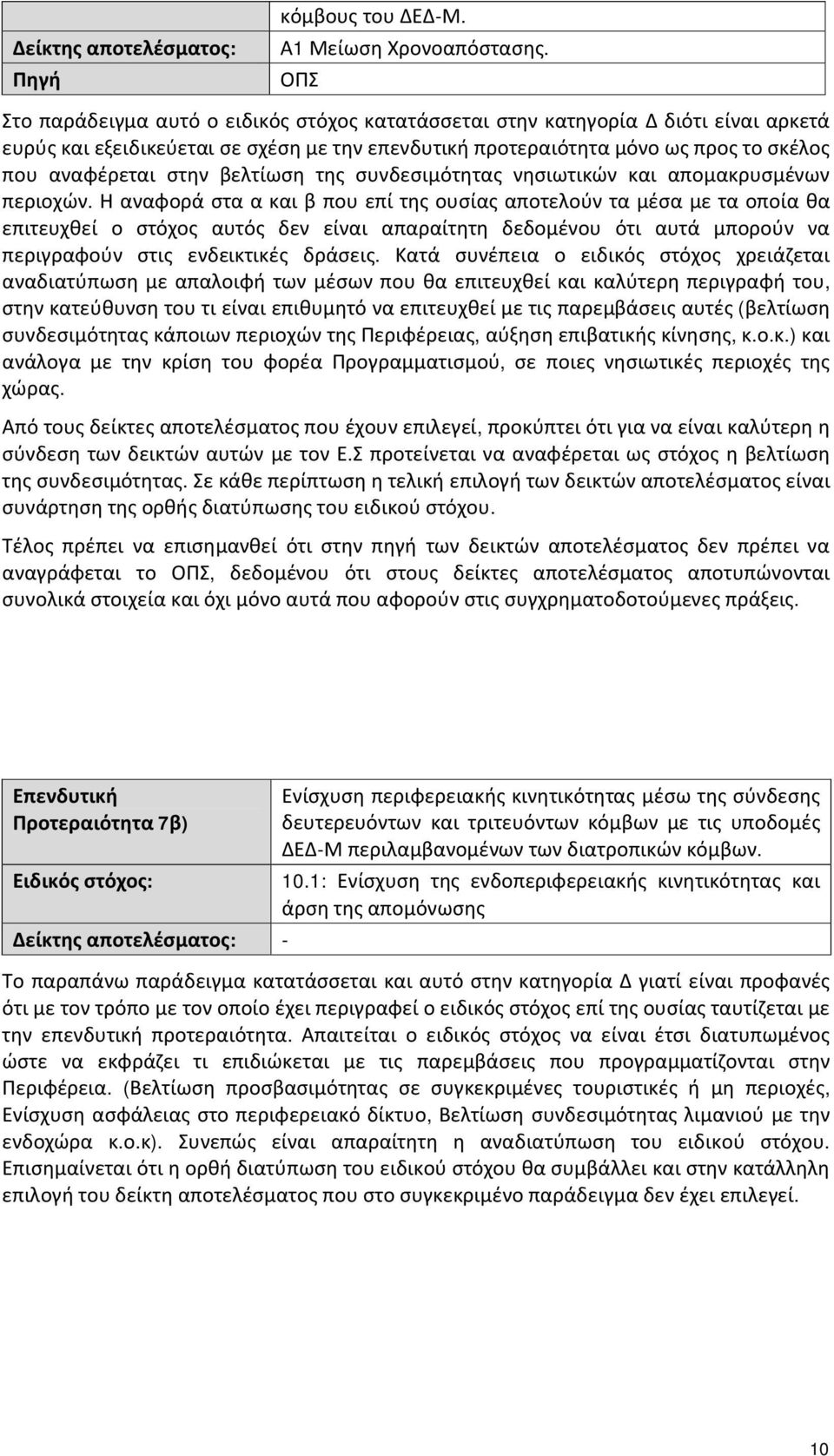 βελτίωση της συνδεσιμότητας νησιωτικών και απομακρυσμένων περιοχών.