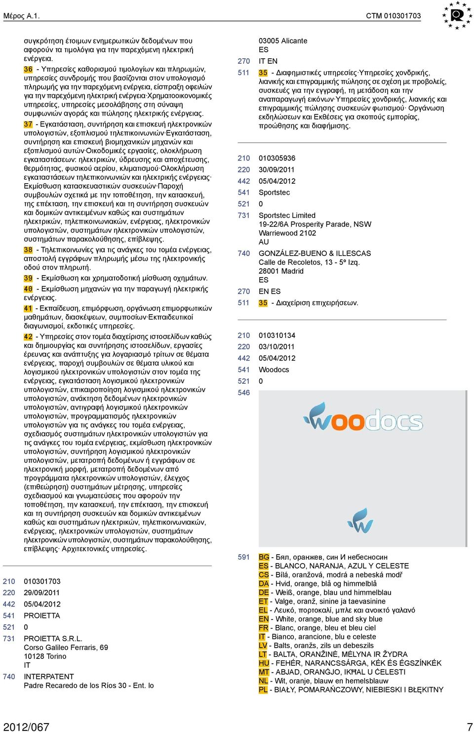 Χρηματοοικονομικές υπηρεσίες, υπηρεσίες μεσολάβησης στη σύναψη συμφωνιών αγοράς και πώλησης ηλεκτρικής ενέργειας.