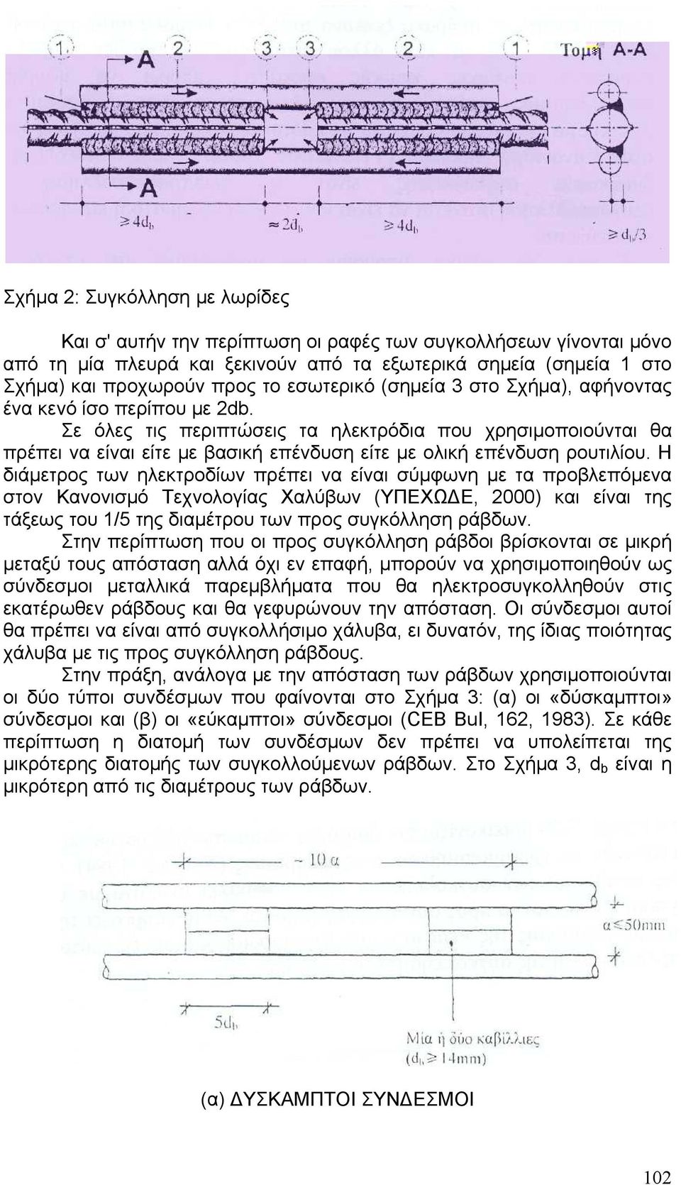 Σε όλες τις περιπτώσεις τα ηλεκτρόδια που χρησιμοποιούνται θα πρέπει να είναι είτε με βασική επένδυση είτε με ολική επένδυση ρουτιλίου.