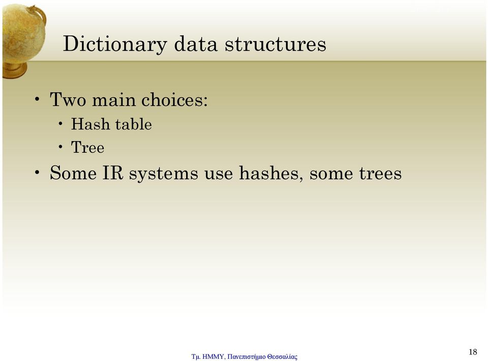 structures Two main