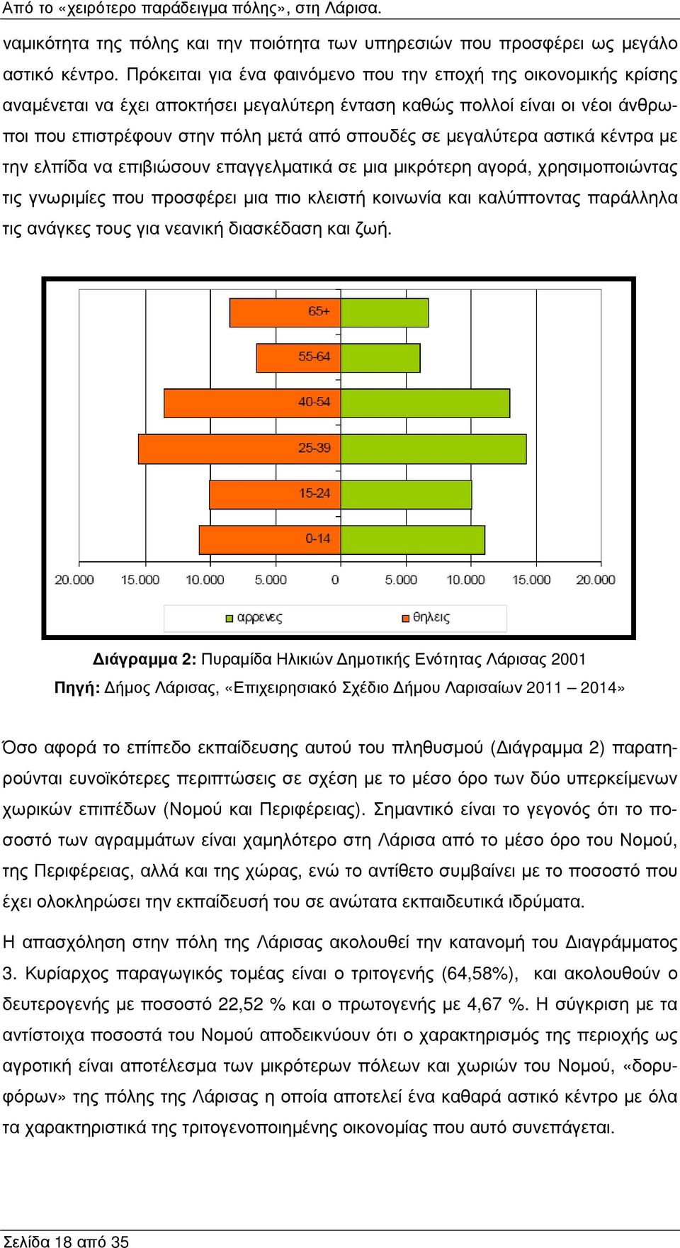 µεγαλύτερα αστικά κέντρα µε την ελπίδα να επιβιώσουν επαγγελµατικά σε µια µικρότερη αγορά, χρησιµοποιώντας τις γνωριµίες που προσφέρει µια πιο κλειστή κοινωνία και καλύπτοντας παράλληλα τις ανάγκες