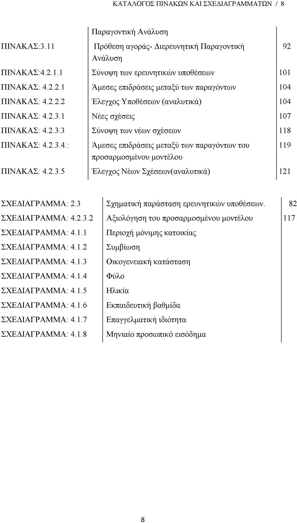 επιδράσεις μεταξύ των παραγόντων του προσαρμοσμένου μοντέλου Έλεγχος Νέων Σχέσεων(αναλυτικά) 92 101 104 104 107 118 119 121 ΣΧΕΔΙΑΓΡΑΜΜΑ: 2. Σχηματική παράσταση ερευνητικών υποθέσεων.