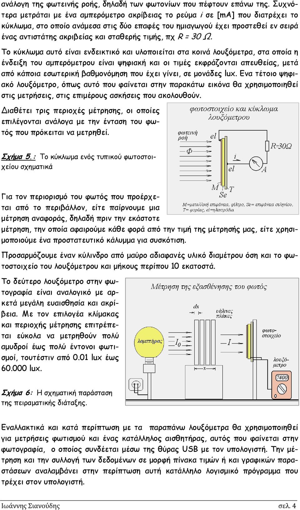 σταθερής τιμής, πχ R = 3 Ω.