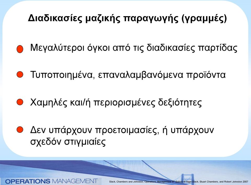 επαναλαμβανόμενα προϊόντα Χαμηλές και/ή περιορισμένες