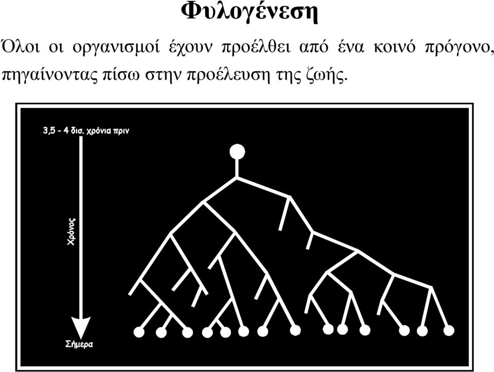 πρόγονο, πηγαίνοντας