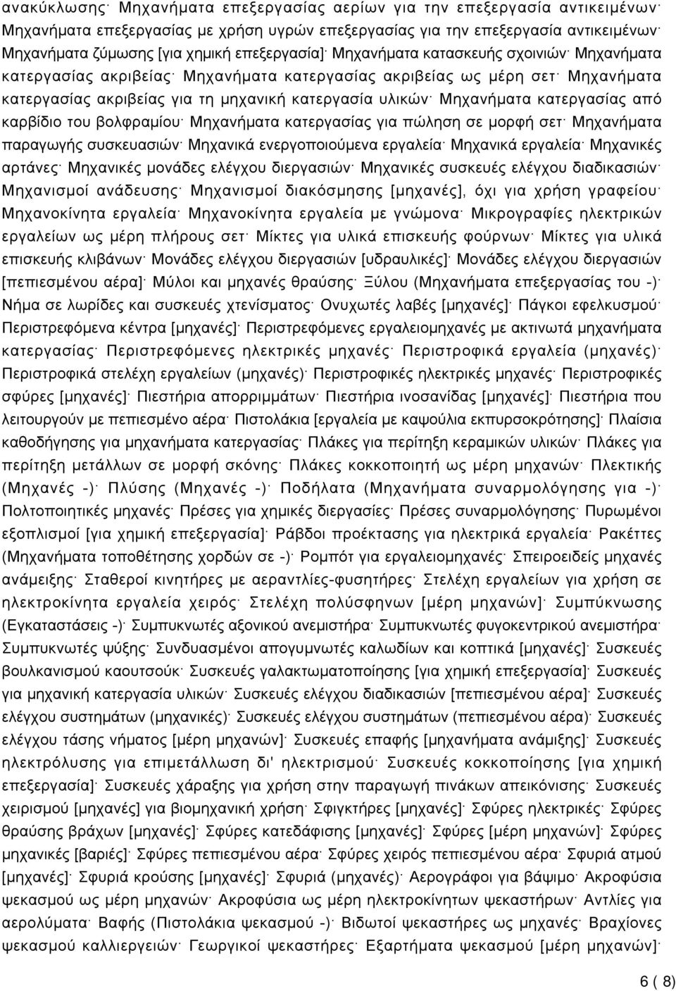 κατεργασίας από καρβίδιο του βολφραμίου Μηχανήματα κατεργασίας για πώληση σε μορφή σετ Μηχανήματα παραγωγής συσκευασιών Μηχανικά ενεργοποιούμενα εργαλεία Μηχανικά εργαλεία Μηχανικές αρτάνες Μηχανικές