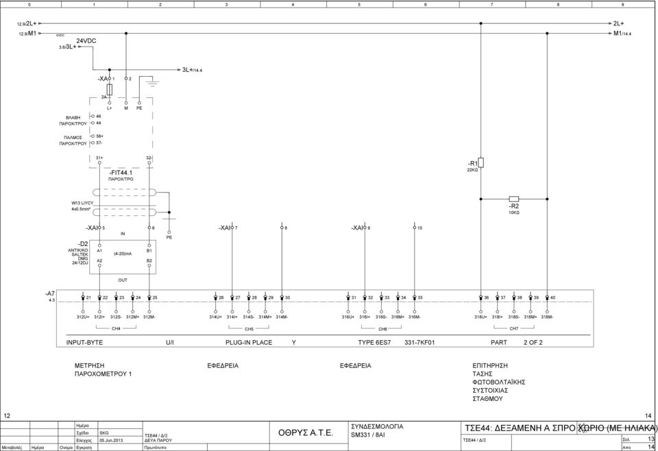 U+ I+ S M+ U+ I+ M+ U+ I+ M+ U+ I+ M+ M S M S M S M CH CH CH CH INPUT BTE U/I TPE ES KF OF ΜΕΤΡΗΣΗ