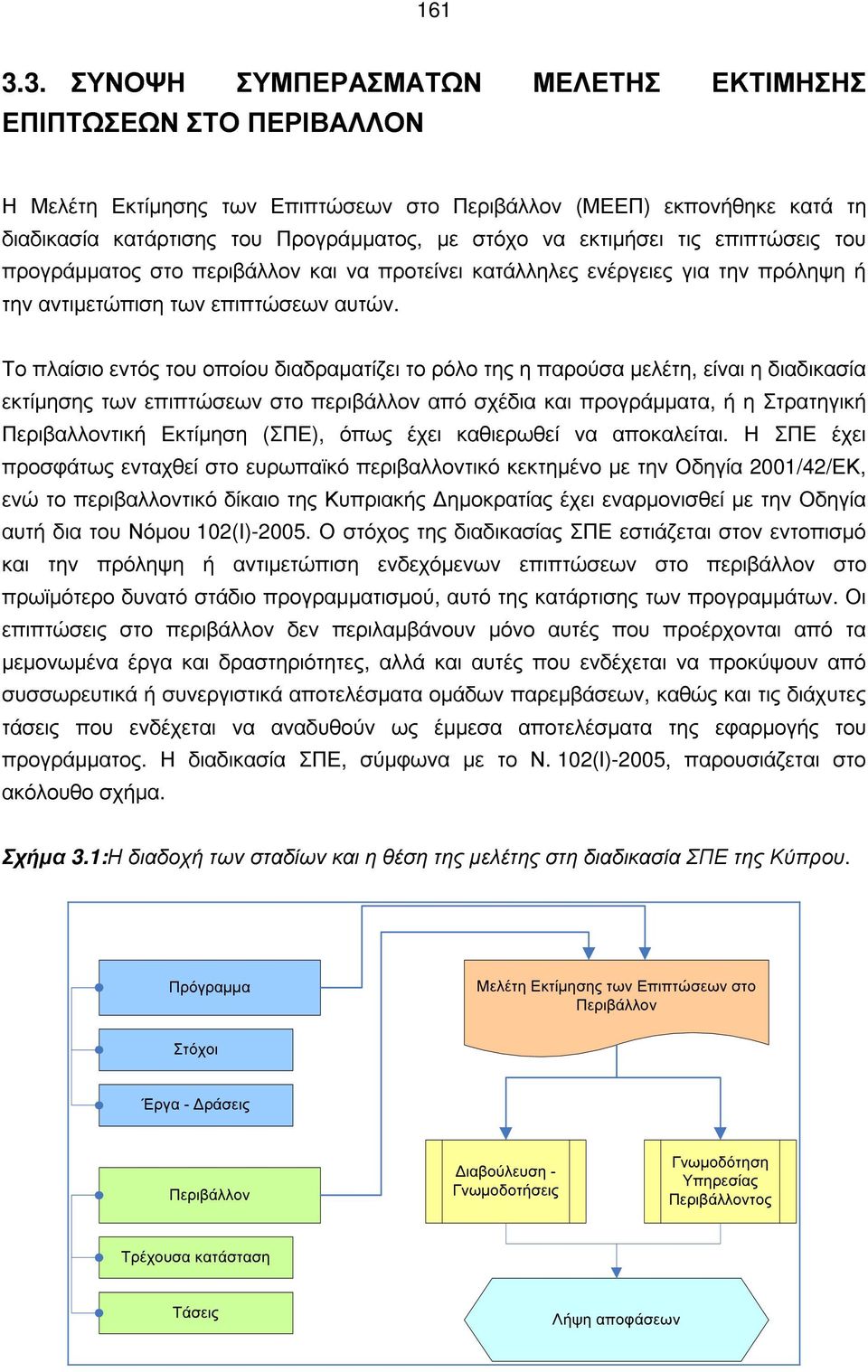 εκτιμήσει τις επιπτώσεις του προγράμματος στο περιβάλλον και να προτείνει κατάλληλες ενέργειες για την πρόληψη ή την αντιμετώπιση των επιπτώσεων αυτών.