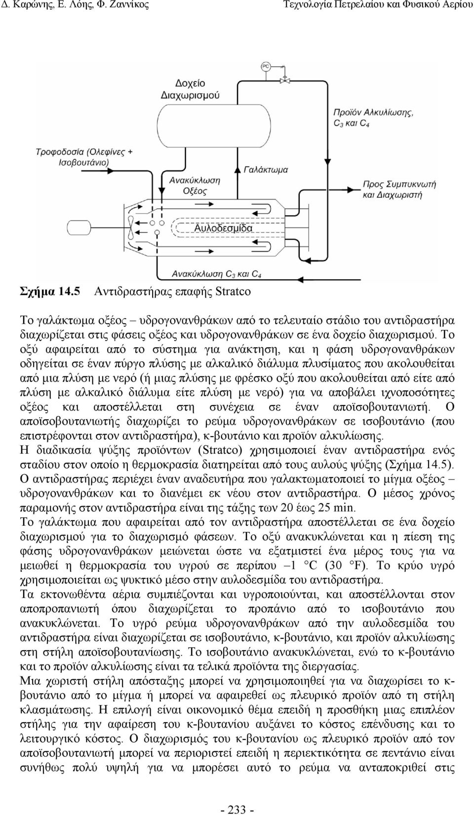 οξύ που ακολουθείται από είτε από πλύση µε αλκαλικό διάλυµα είτε πλύση µε νερό) για να αποβάλει ιχνοποσότητες οξέος και αποστέλλεται στη συνέχεια σε έναν αποϊσοβουτανιωτή.