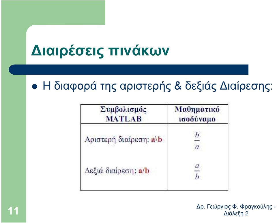 διαφορά της