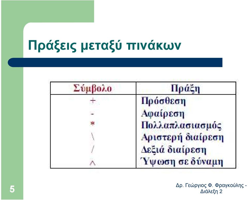 πινάκων 5