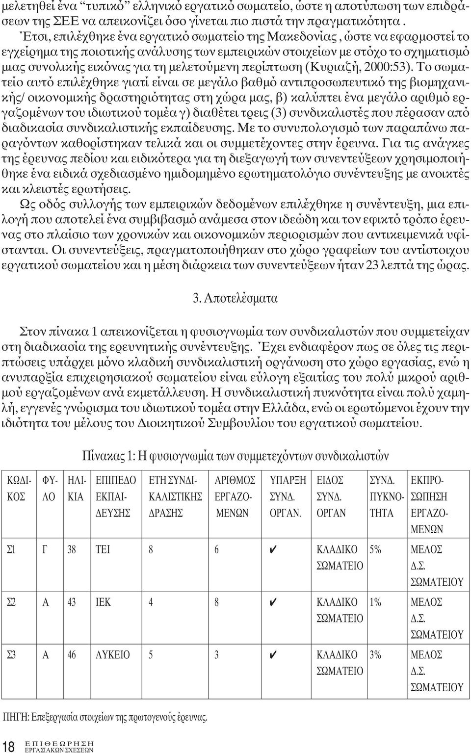 περίπτωση (Κυριαζή, 2000:53).