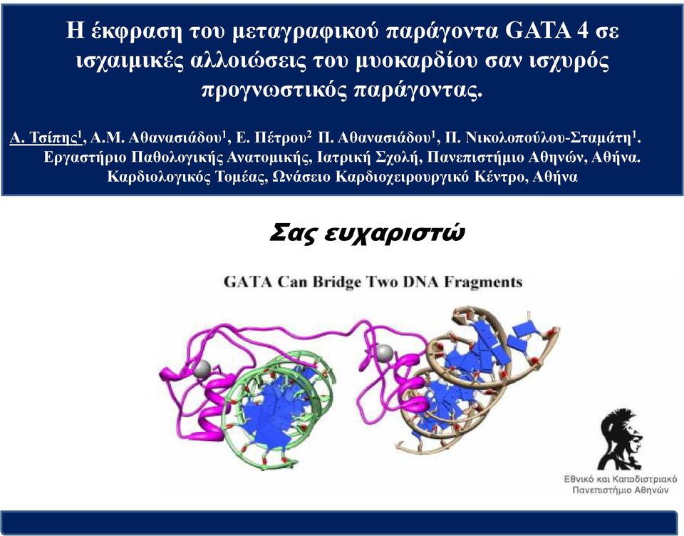 Αθανασιάδου 1, Π. Νικολοπούλου-Σταμάτη 1.